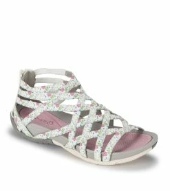 Brand new π Baretraps Samina π©΄ Sandal (BT29072) White Multi Flower π