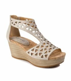Hot Sale 🧨 Baretraps Miriam Wedge 🩴 Sandal (BT26350) Soft Gold 😍