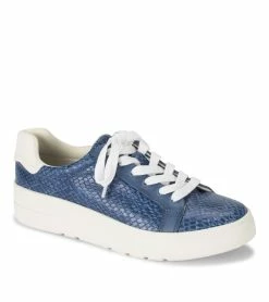 Outlet 🎁 Baretraps Nishelle Lace Up 👟 Sneaker (BT28883) Ocean Snake 🔥