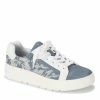 Outlet 🔥 Baretraps Nishelle Lace Up 👟 Sneaker (BT28723) Light Blue/White Flower ⌛