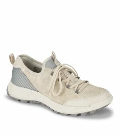 Best Sale 🧨 Baretraps Malina 👟 Sneaker (BT28635) Cream/Light Grey ⭐