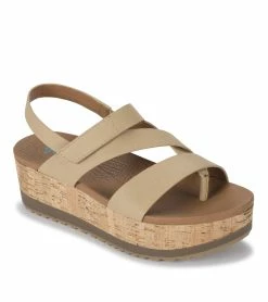 Coupon 🌟 Baretraps Haisley Platform Wedge 🩴 Sandal (BT29000) Dark Sand 👍