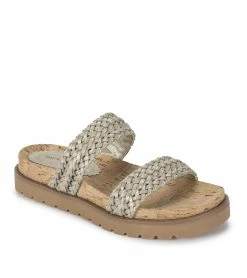 Cheapest 🔥 Baretraps Deanne Slide 🩴 Sandal (BT28842) Champagne ❤️