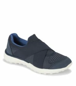 Budget 🔔 Baretraps Gerri Casual Slip On 👟 Sneaker (BT28999) Navy Blue 🛒