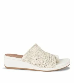 Hot Sale 😀 Baretraps Abey Wedge Slide 🩴 Sandal (BT28687) Cream 🔥 -Cheap Sandals Store baretraps abey wedge slide sandal bt28687 87838.1671655573