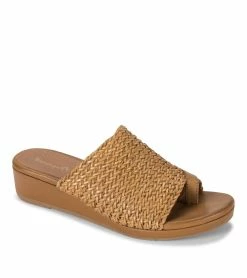 Cheap 😀 Baretraps Abey Wedge Slide 🩴 Sandal (BT28726) Caramel 👍