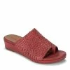 Buy 🥰 Baretraps Abey Wedge Slide 🩴 Sandal (BT28761) Paprika Red ⭐
