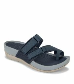 Outlet ✔️ Baretraps Aloha Slide 🩴 Sandal (BT28699) Navy Blue 🎉