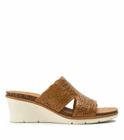 Best Sale 🥰 Baretraps Barb Wedge 🩴 Sandal (BT27282) Caramel ✨ -Cheap Sandals Store baretraps barb wedge sandal bt27282 45035.1667334271