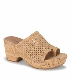 Discount 🧨 Baretraps Bethie Wedge 🩴 Sandal (BT28659) Natural Cork ✨