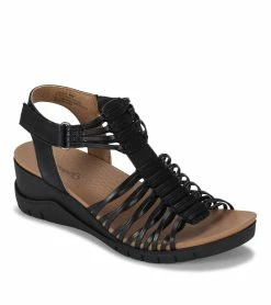 Buy 🔥 Baretraps Cagney Wedge 🩴 Sandal (BT28695) Black 🎁