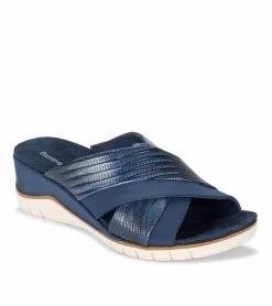 Brand new β¨ Baretraps Carmiela Wedge Slide π©΄ Sandal (BT27903) Blue Mist π