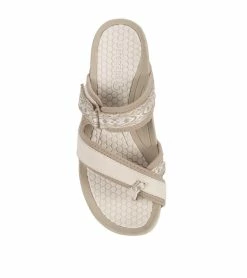 Best Pirce 💯 Baretraps Deserae Slide 🩴 Sandal (BT27917) True Taupe ⭐ -Cheap Sandals Store baretraps deserae slide sandal bt27917 31863.1671652737
