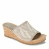 Outlet 🔔 Baretraps Flossey Wedge Slide 🩴 Sandal (BT28987) Natural Ikat 🧨
