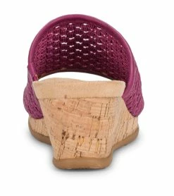 Flash Sale 🧨 Baretraps Flossey Wedge Slide 🩴 Sandal (BT28993) Magenta 😉 -Cheap Sandals Store baretraps flossey wedge slide sandal bt28993 11415.1667329575
