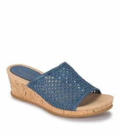 Brand new π Baretraps Flossey Wedge Slide π©΄ Sandal (BT28994) Ocean π