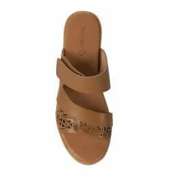 Hot Sale ❤️ Baretraps Gigi Block Heel Slide 🩴 Sandal (BT29189) Caramel 🧨 -Cheap Sandals Store baretraps gigi block heel slide sandal bt29189 31067.1671657172