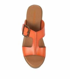 Promo 😉 Baretraps Gwenney Block Heel 🩴 Sandal (BT29190) Orange 🔔 -Cheap Sandals Store baretraps gwenney block heel sandal bt29190 28361.1666375106