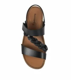 Best Sale 💯 Baretraps Happy 🩴 Sandal (BT29185) Black 🔥 -Cheap Sandals Store baretraps happy sandal bt29185 71567.1667330035