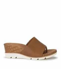 Hot Sale ⭐ Baretraps Leigha Wedge Slide 🩴 Sandal (BT29052) Auburn 🔔 -Cheap Sandals Store baretraps leigha wedge slide sandal bt29052 51916.1667334525