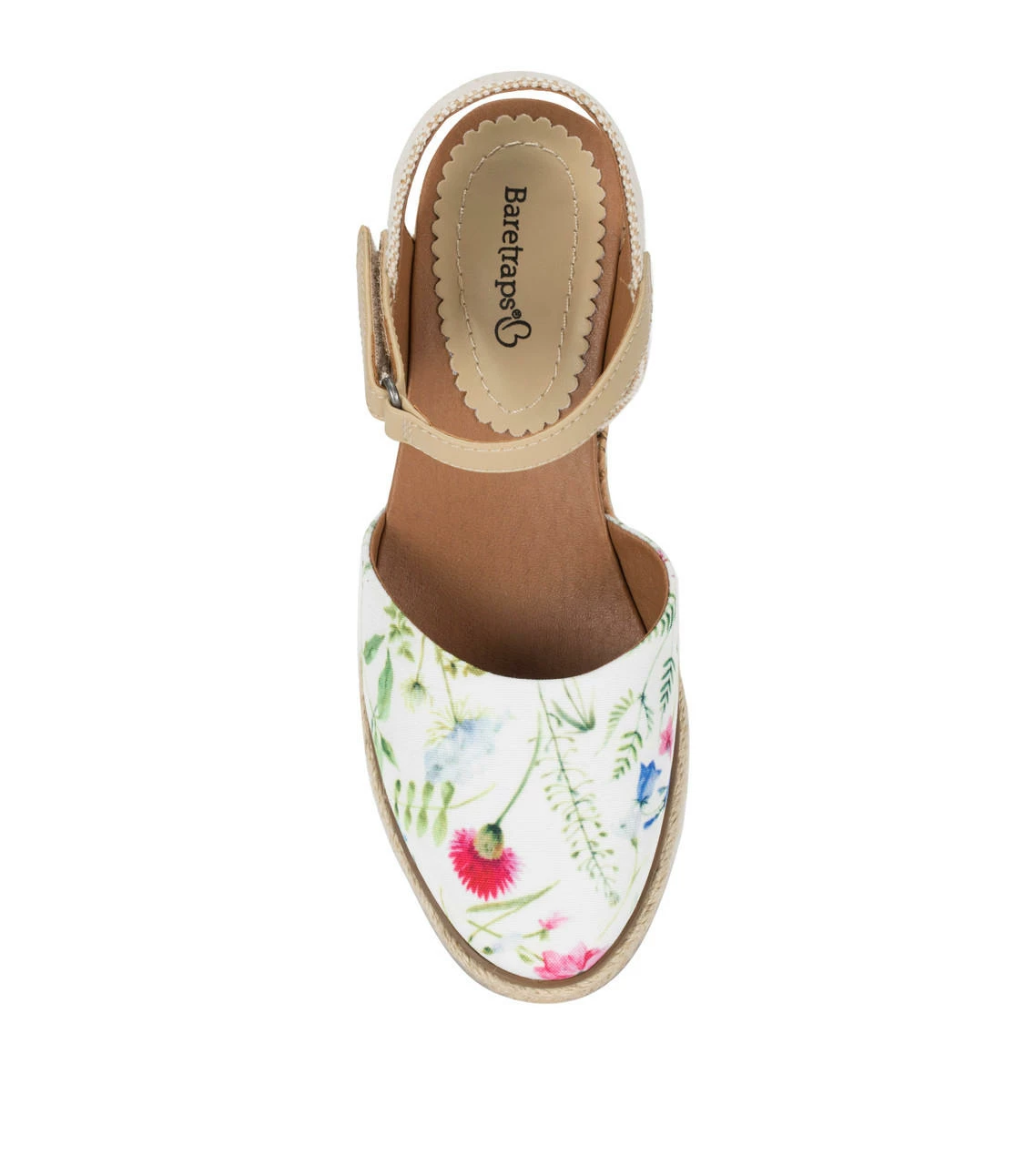 Discount βοΈ Baretraps Ocean Closed Toe Wedge π©΄ Sandal (BT28732) White Multi Flower Canvas β 5 Discount βοΈ Baretraps Ocean Closed Toe Wedge π©΄ Sandal (BT28732) White Multi Flower Canvas β - Image 3