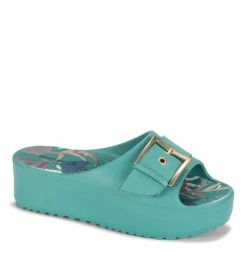 Cheap ⌛ Baretraps Pacey Platform 🩴 Sandal (BT28620) Taffy Teal 🔥