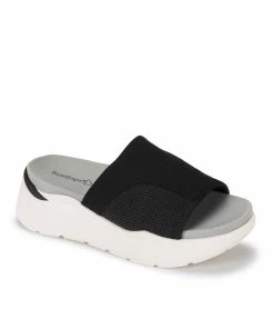 Outlet 🤩 Baretraps Whisper Platform Slide 🩴 Sandal (BT29103) Black 🔥
