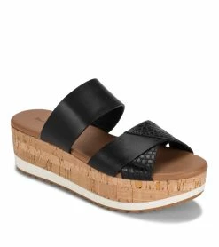 Coupon 🎁 Baretraps Whitlie Wedge 🩴 Sandal (BT28147) Black 🛒