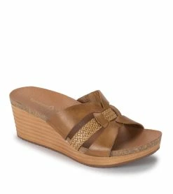 Coupon 🛒 Baretraps Yadora Wedge Slide 🩴 Sandal (BT29195) Caramel 👍