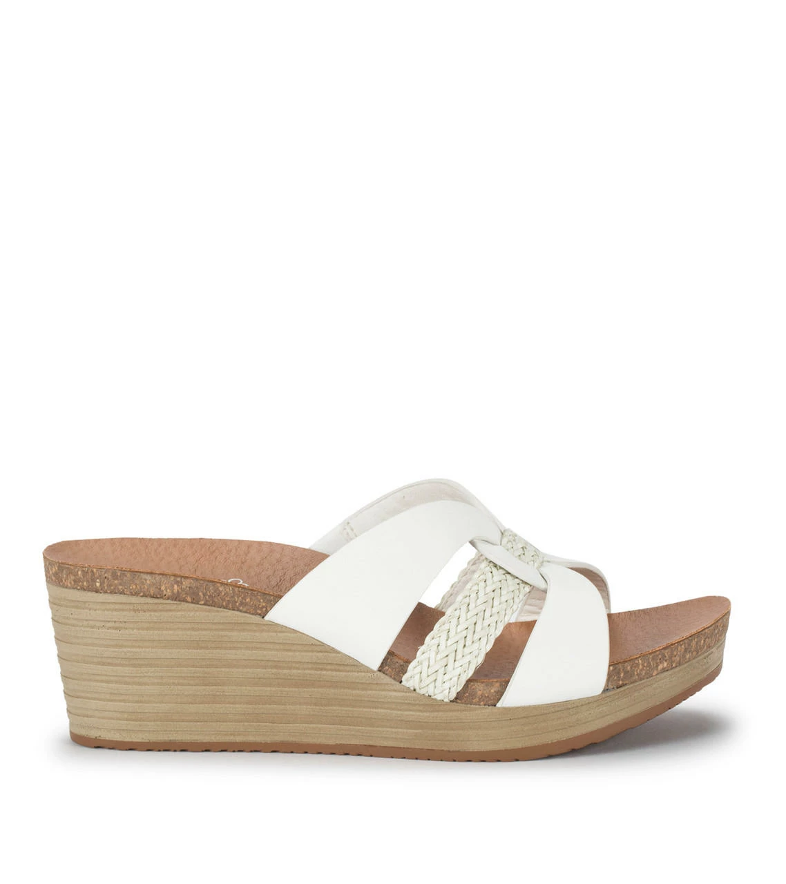 Hot Sale π― Baretraps Yadora Wedge Slide π©΄ Sandal (BT29196) White π 7 Hot Sale π― Baretraps Yadora Wedge Slide π©΄ Sandal (BT29196) White π - Image 5