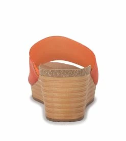 Buy 💯 Baretraps Yalissa Wedge Slide 🩴 Sandal (BT29204) Orange 😀 -Cheap Sandals Store baretraps yalissa wedge slide sandal bt29204 03439.1671654078