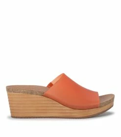 Buy 💯 Baretraps Yalissa Wedge Slide 🩴 Sandal (BT29204) Orange 😀 -Cheap Sandals Store baretraps yalissa wedge slide sandal bt29204 57115.1671654380